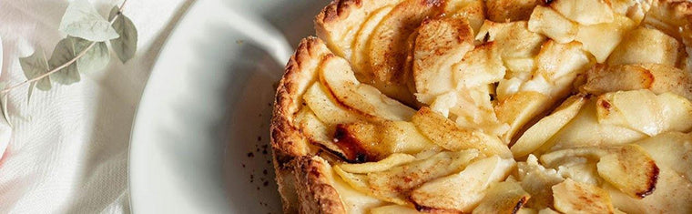 Upside Down Apple Cake (Vegan) - RainbowYogaTraining