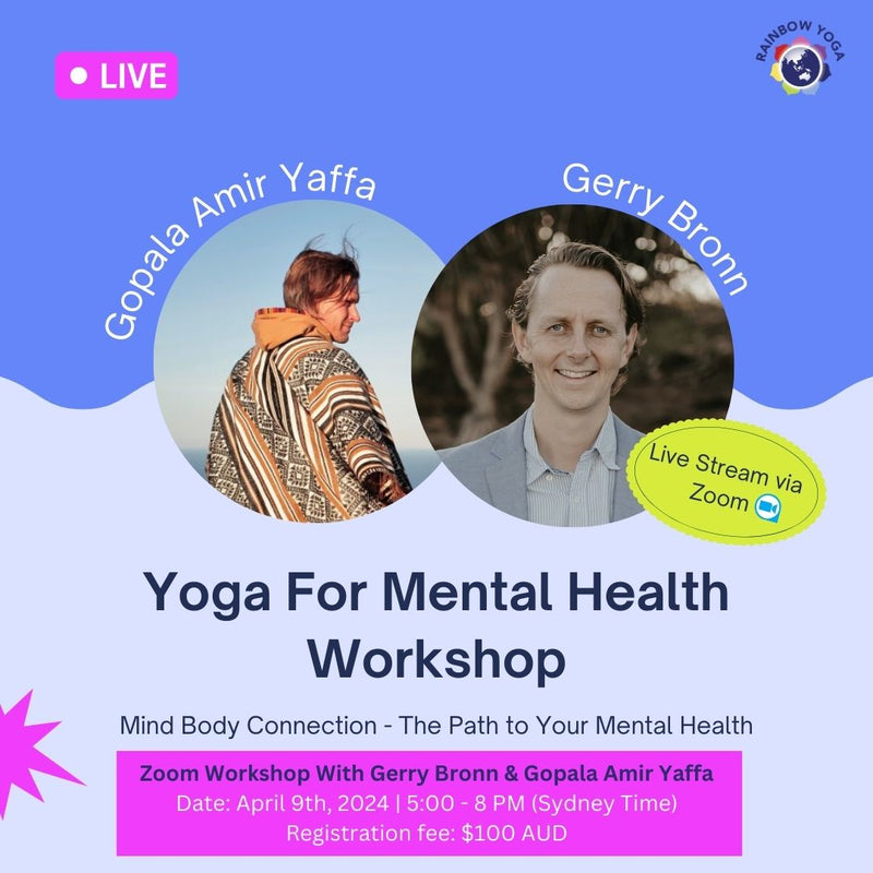 Open image in slideshow, Yoga For Mental Health With Gopala &amp; Gerry, April 2024
