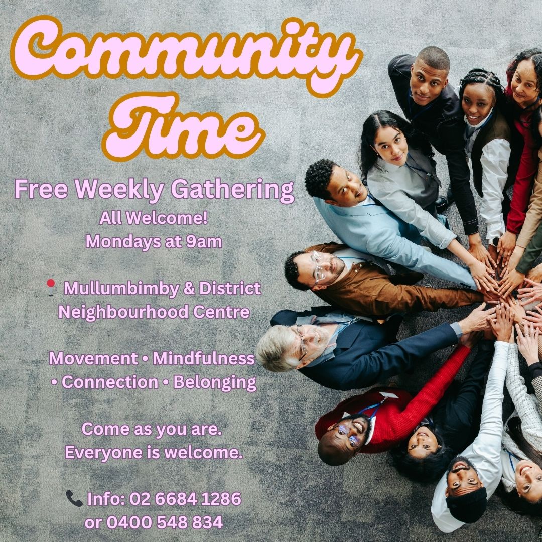 Community Time Mullumbimby | RainbowYogaTraining