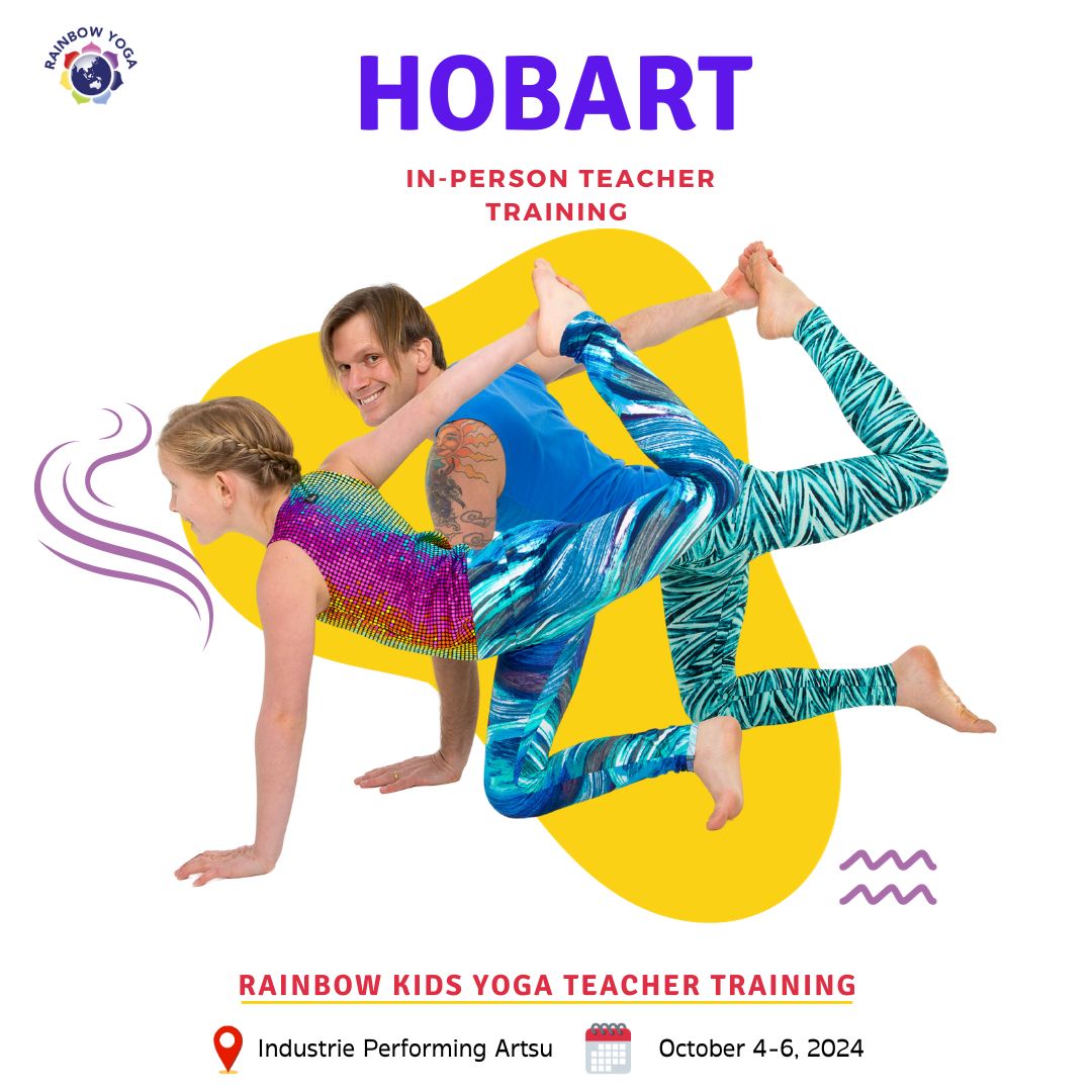 HOBART, TASMANIA, AUSTRALIA 2024 - Rainbow Kids Yoga...