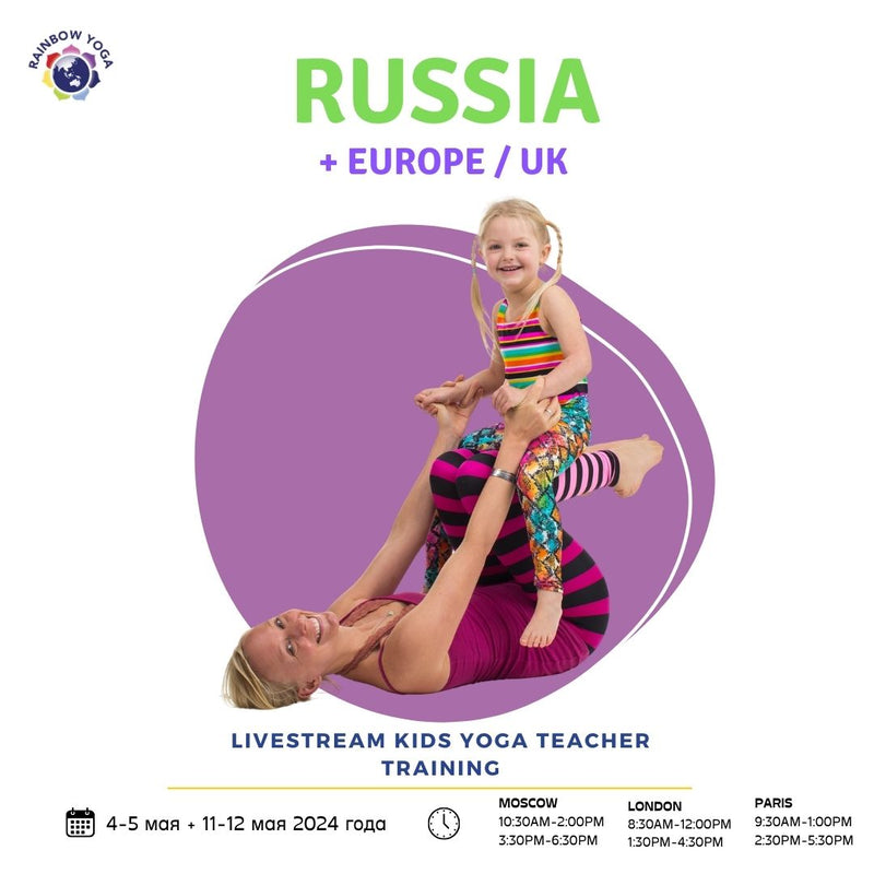 在幻燈片中打開圖像，歐洲和英國 - 1 級，直播兒童瑜伽教師培訓
