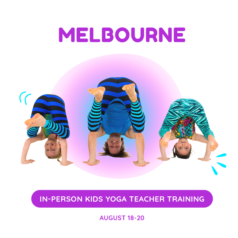 Melbourne In-person Kids Yoga Teacher Training August 18-20 2023 이미지를 슬라이드 쇼에서 열기
