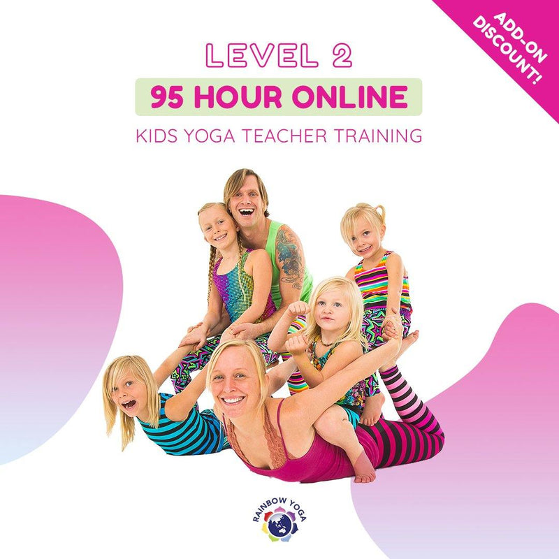 Add-on: Level 2, Kids Yoga Training - Usually $750 - RainbowYogaTraining 이미지를 슬라이드 쇼에서 열기
