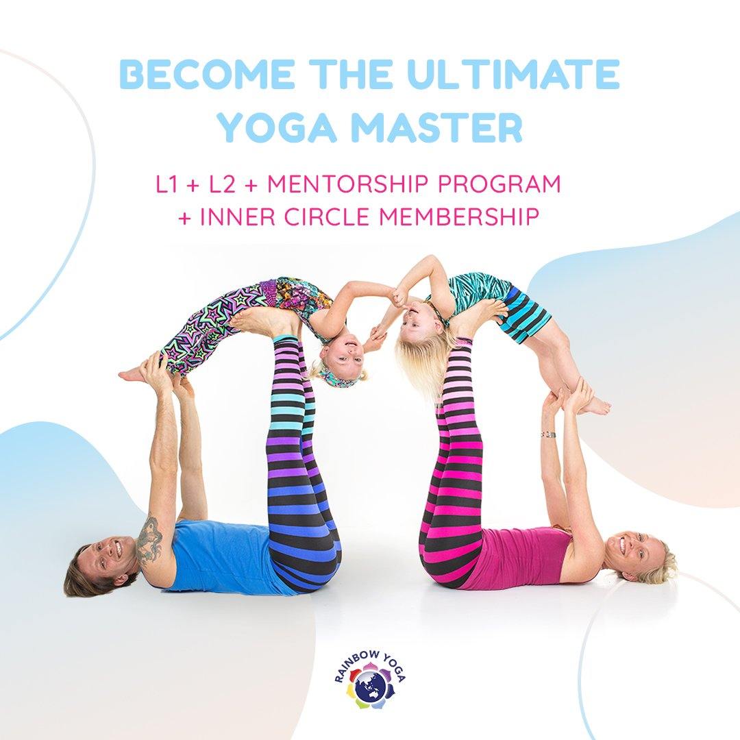 Become the ultimate Rainbow Yoga Master: L1 + L2 + Mentorship Program + Inner Circle - RainbowYogaTraining