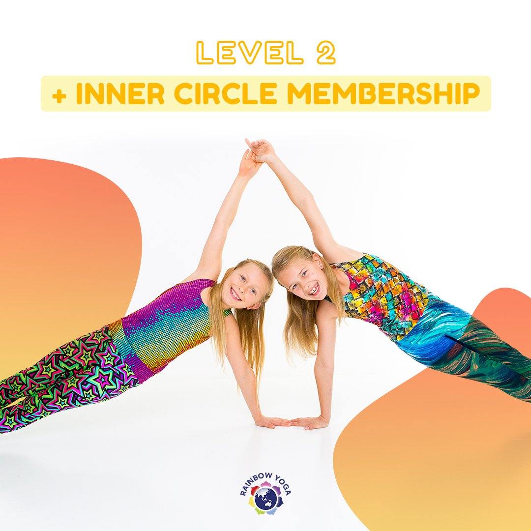 Level 2 Online Teacher Training with Inner Circle Membership Rainbow Kids Yoga