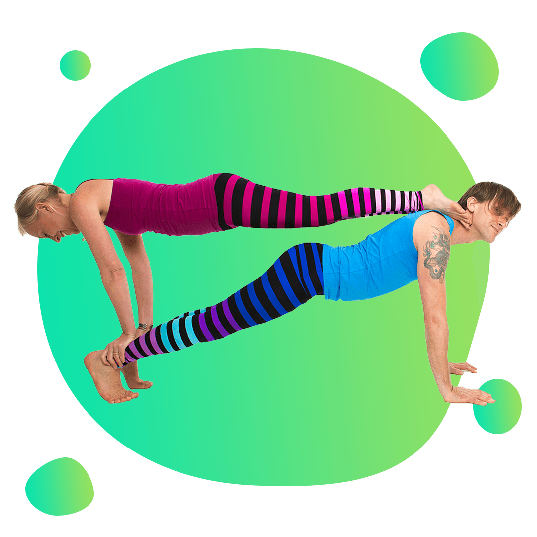 Partner Yoga poses - Myoga Studio Lausanne